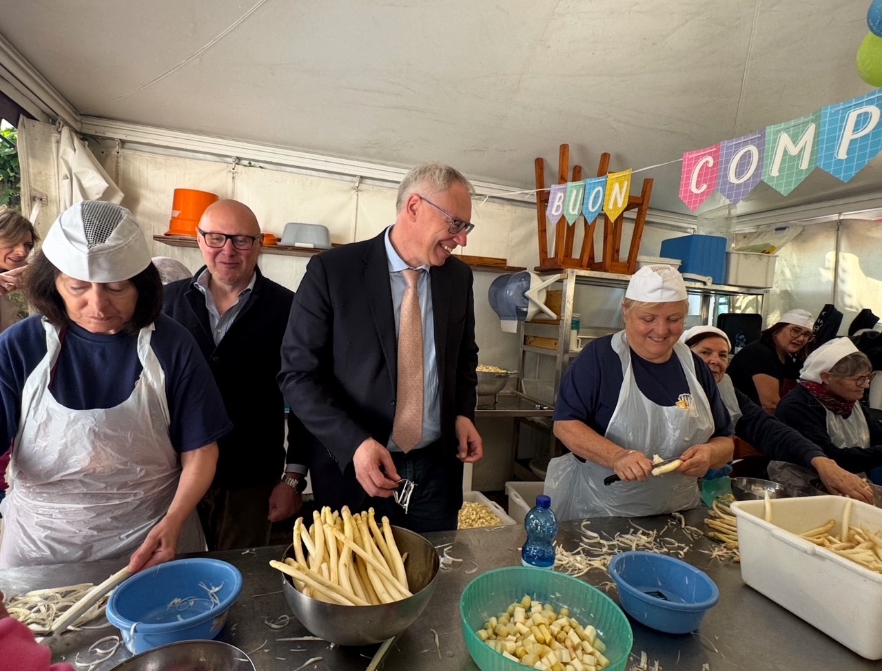 TAVAGNACCO. BORDIN ALLA SAGRA DEGLI ASPARAGI: GRANDE EREDITÀ CULTURALE